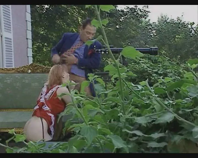 Screenshot 7 from German Mature/MILF Blonde Anal Threesome/Foursome Out Door