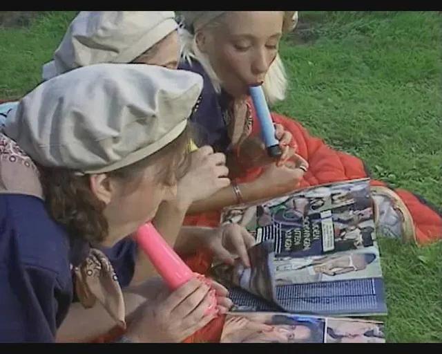 Screenshot 8 from European Lesbian Teens/College Girls Blonde Lesbian