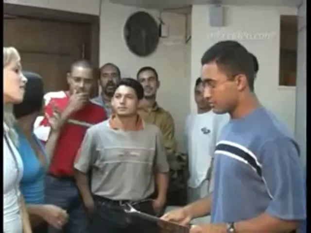 European Woman Blowjob Gangbang