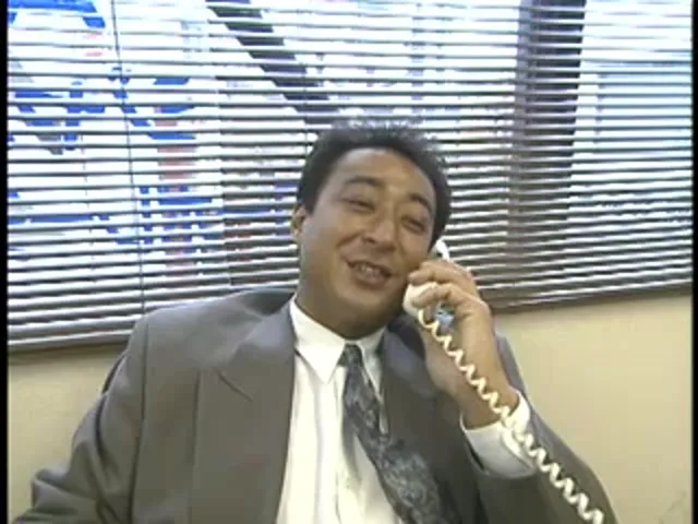 Asian Woman Blowjob Sex in the office